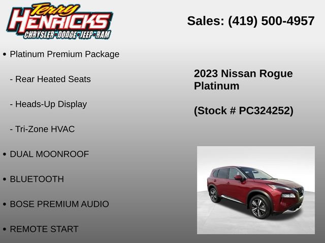 Used 2023 Nissan Rogue Platinum AWD/4WD image 12