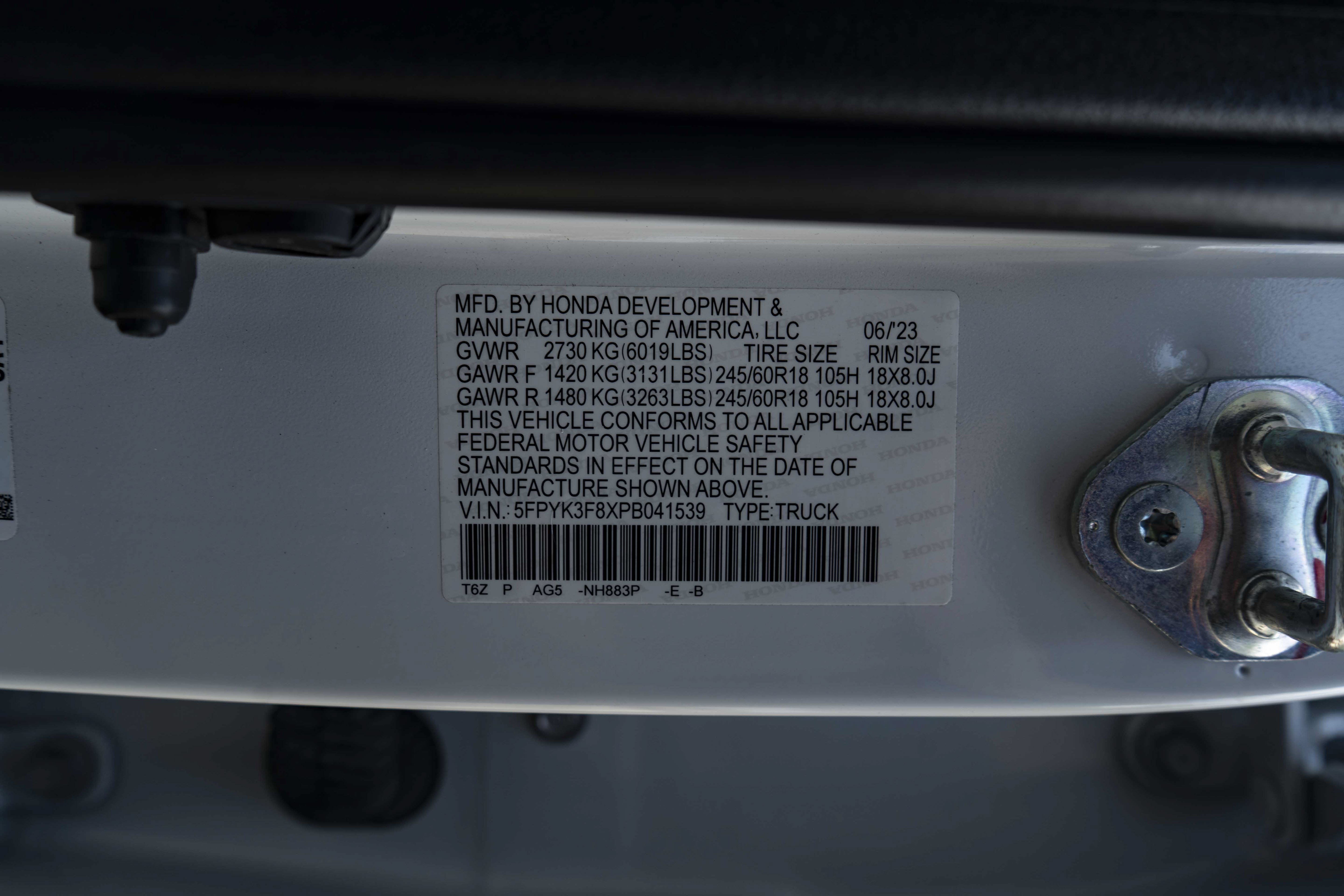 Certified 2023 Honda Ridgeline Black Edition image 43