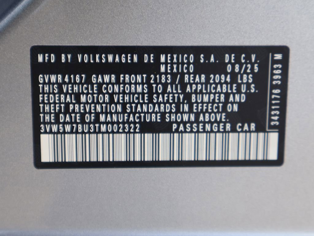 New 2026 Volkswagen Jetta S image 44