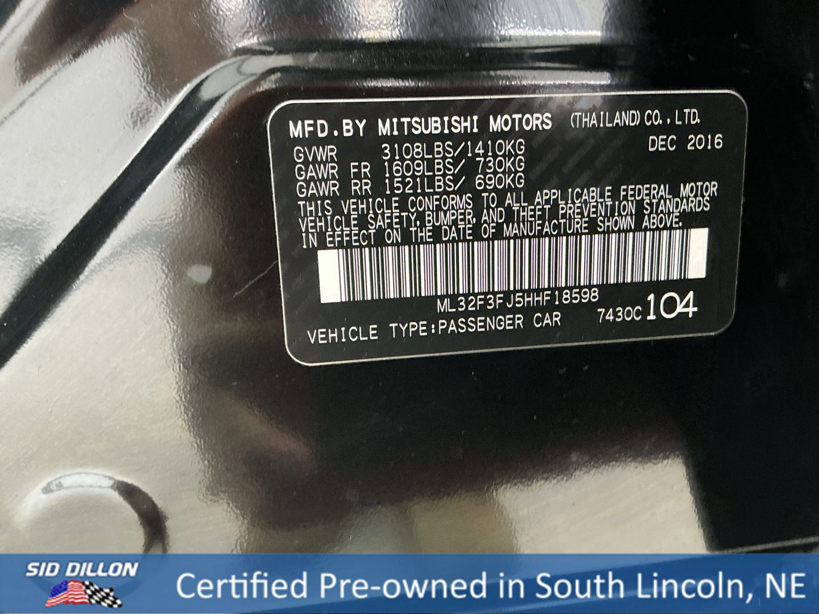 Used 2017 Mitsubishi Mirage G4 ES image 12