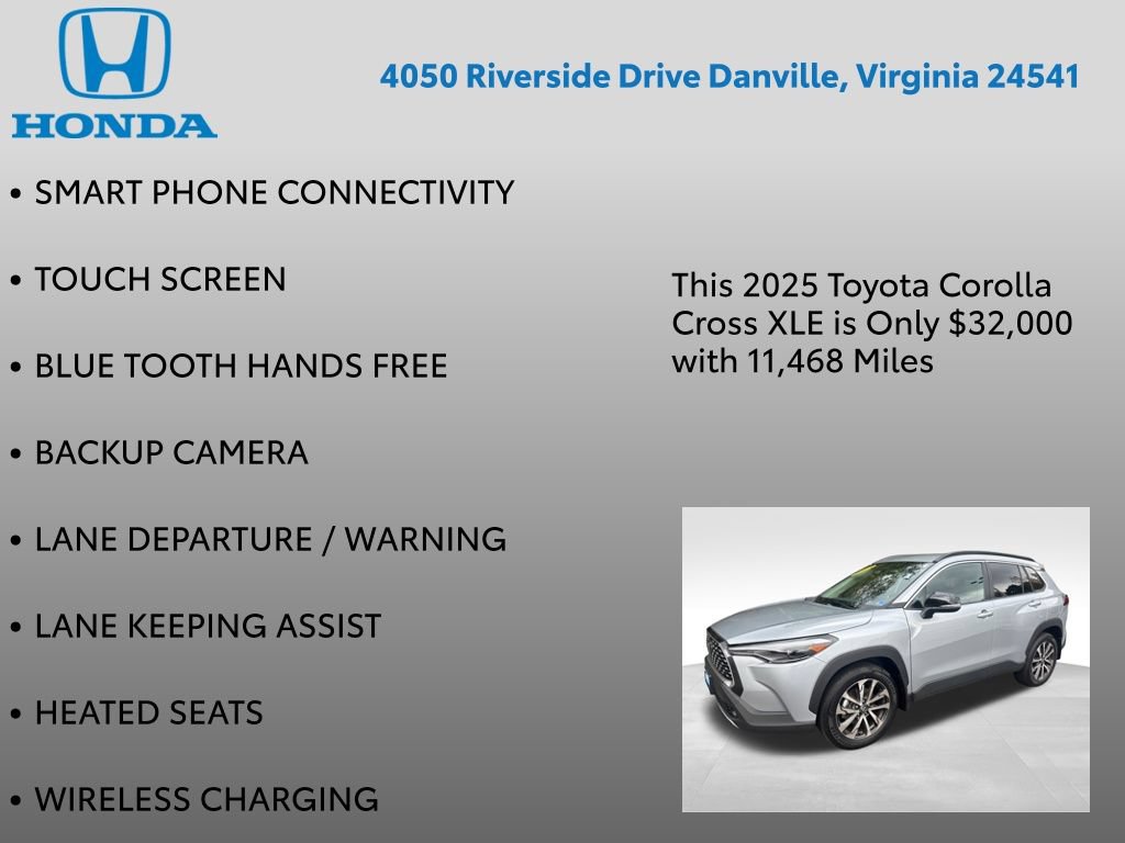 Used 2025 Toyota Corolla Cross XLE FWD image 7