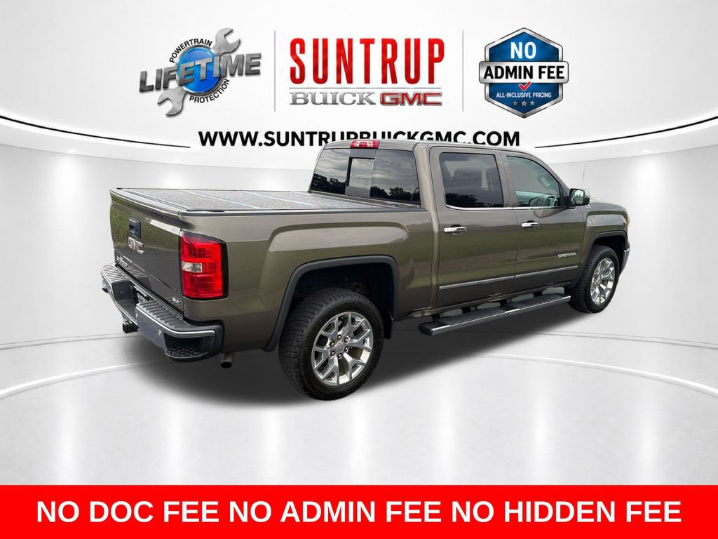 Used 2015 GMC Sierra 1500 SLT w/ SLT Crew Cab Value Package AWD/4WD image 7