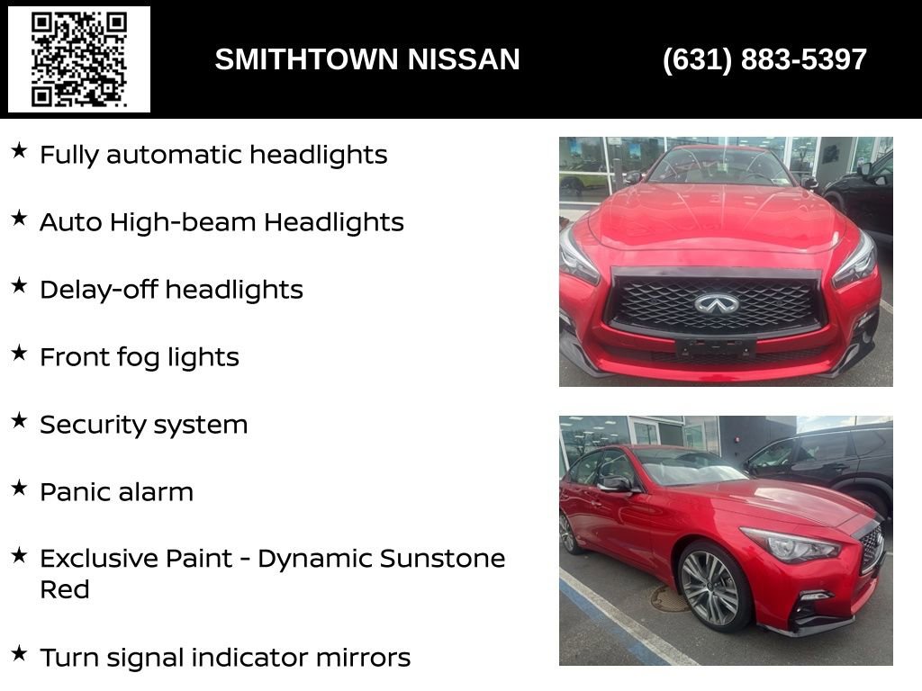 Used 2023 INFINITI Q50 Sensory image 12