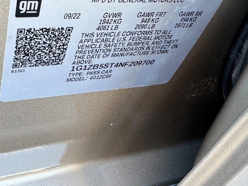 Used 2022 Chevrolet Malibu LS w/ LPO, Convenience Package 2 image 23