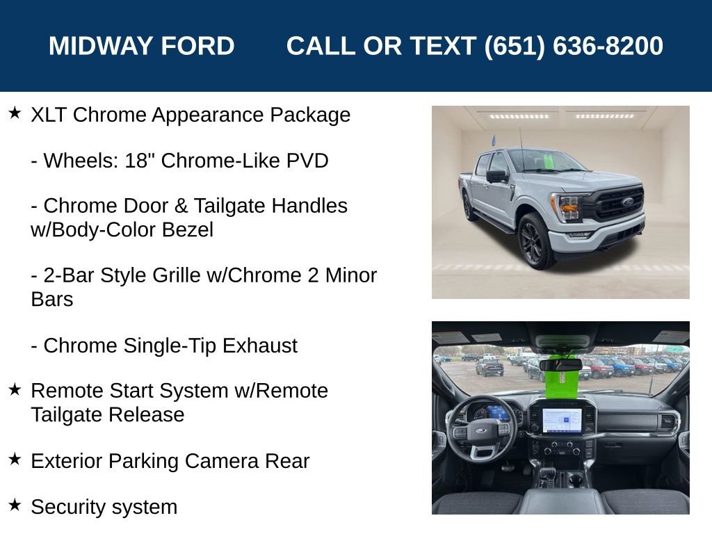 Certified 2023 Ford F150 XLT w/ Equipment Group 302A High AWD/4WD image 36