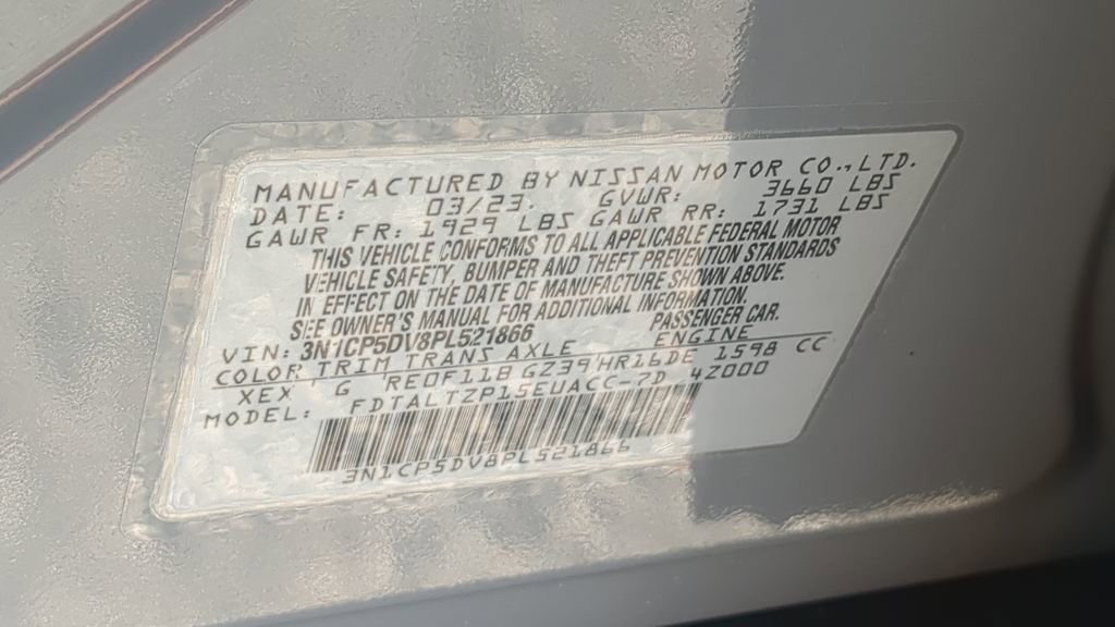Certified 2023 Nissan Kicks SR w/ SR Premium Package FWD image 23