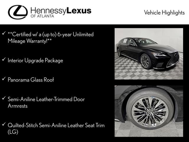 Used 2023 Lexus LS 500 AWD w/ Interior Upgrade Package image 12