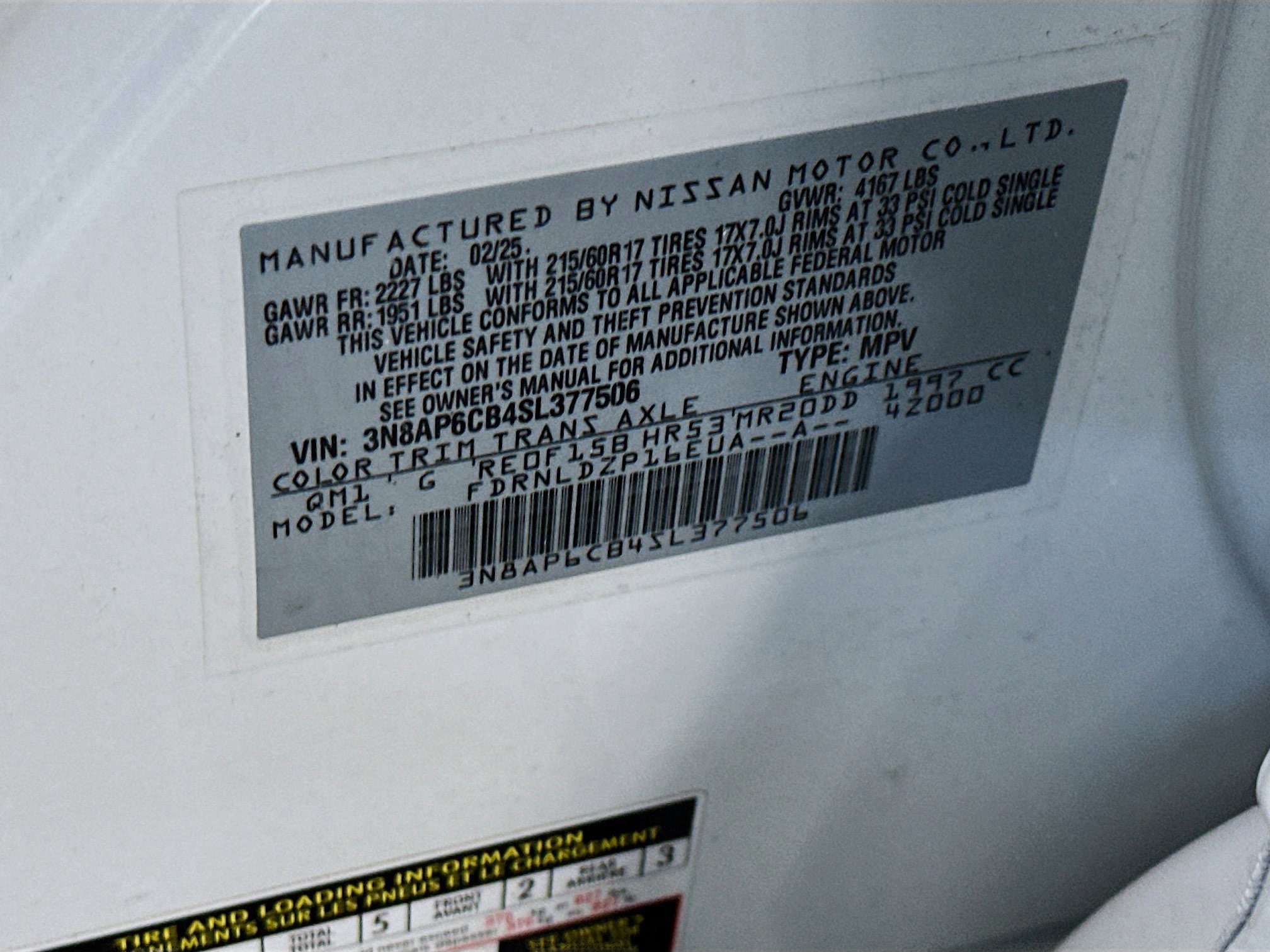 Used 2025 Nissan Kicks SV image 12