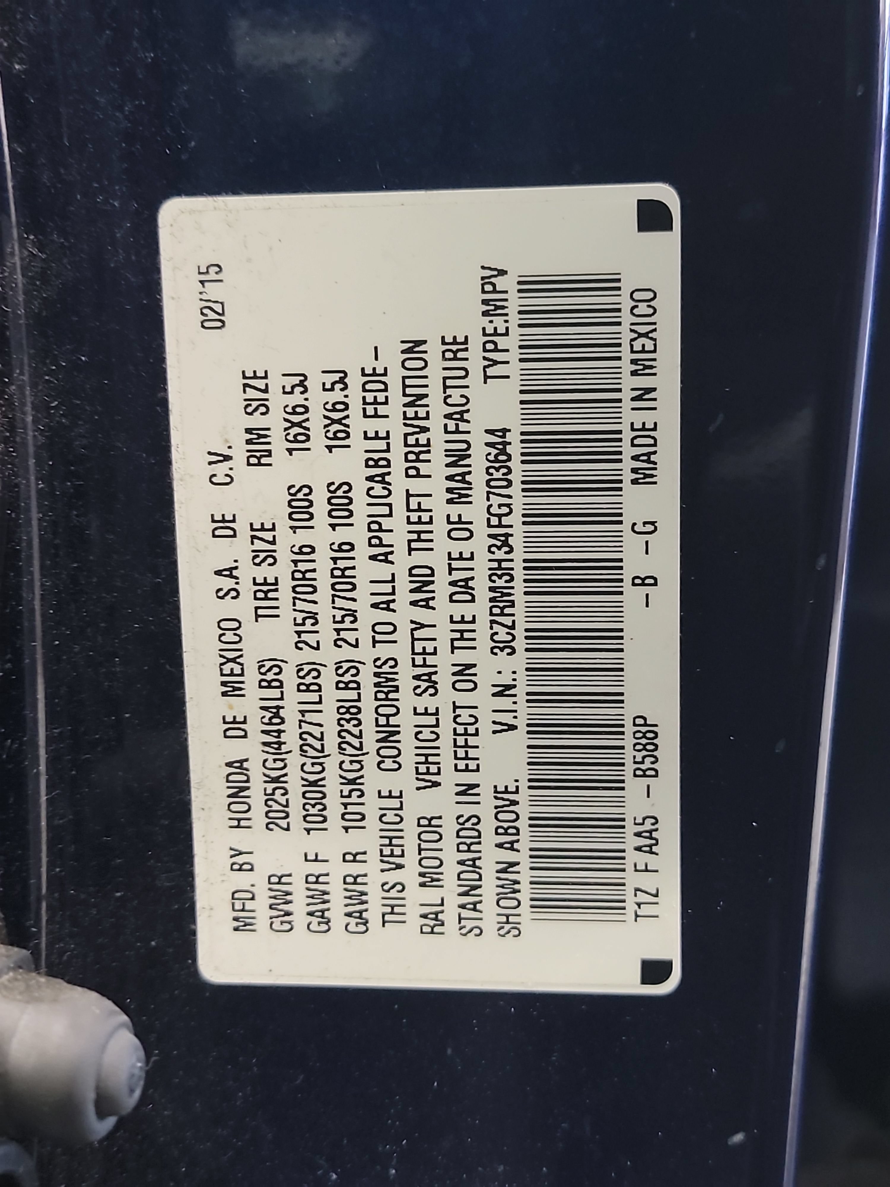 Used 2015 Honda CR-V LX image 32
