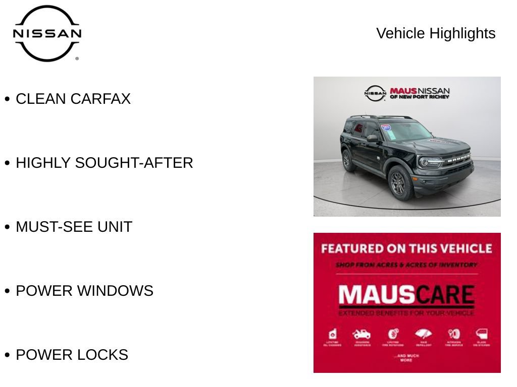 Used 2021 Ford Bronco Sport Big Bend w/ Big Bend Package (96B) AWD/4WD image 8