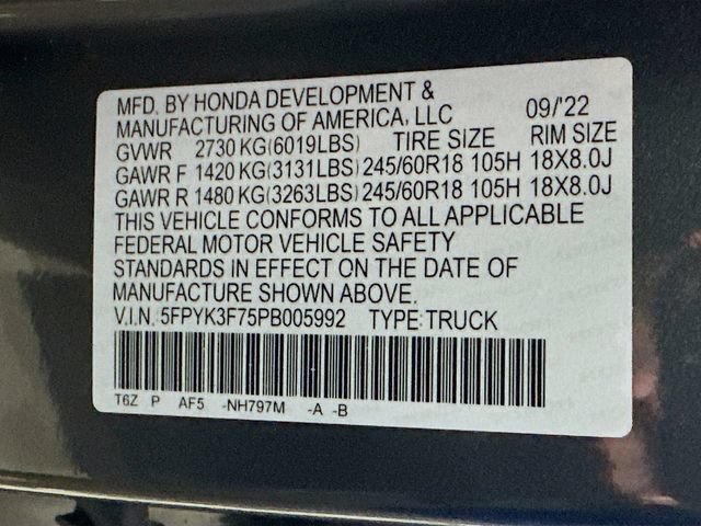 Used 2023 Honda Ridgeline RTL-E image 25