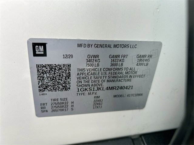 Used 2021 GMC Yukon XL Denali w/ Denali Premium Package image 34