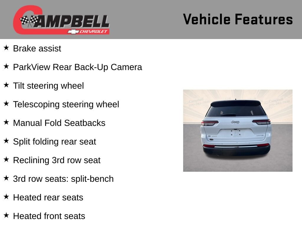 Used 2022 Jeep Grand Cherokee L Limited image 10