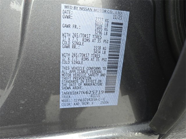 New 2026 Nissan Frontier PRO-4X image 38