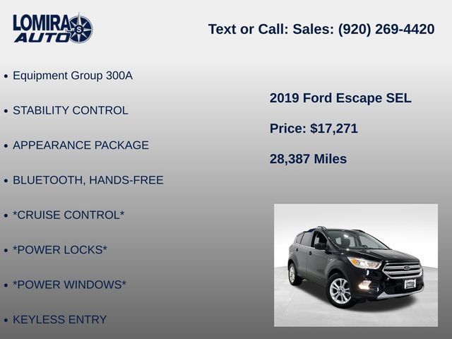 Used 2019 Ford Escape SEL FWD image 8