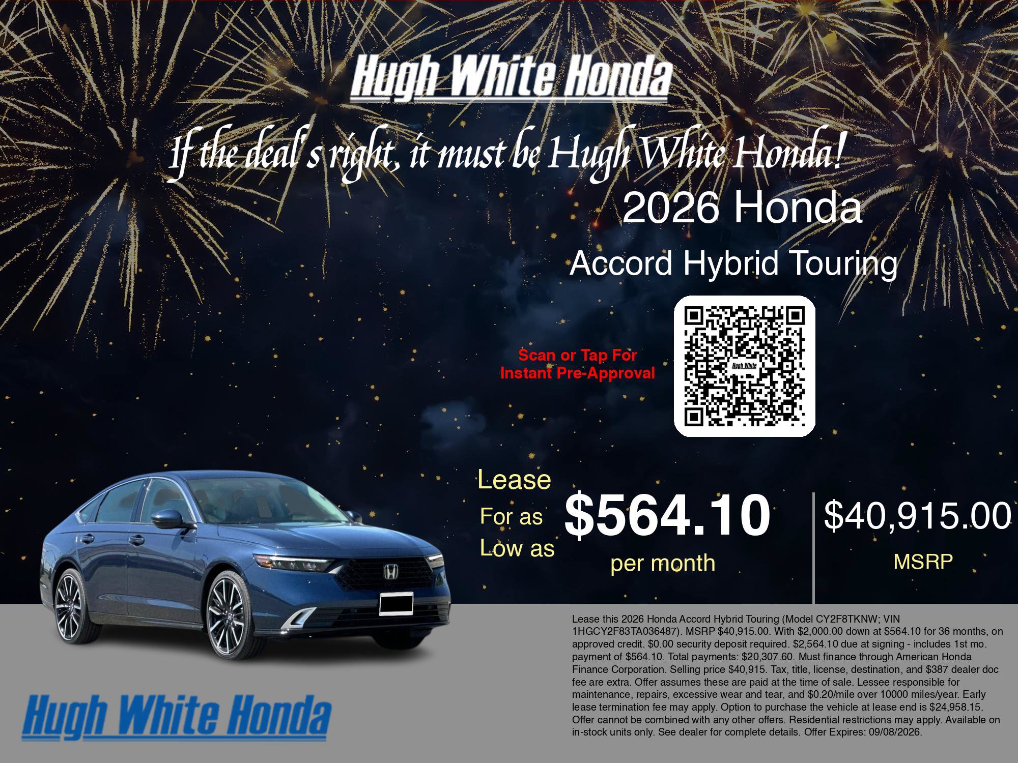 New 2026 Honda Accord Touring image 3