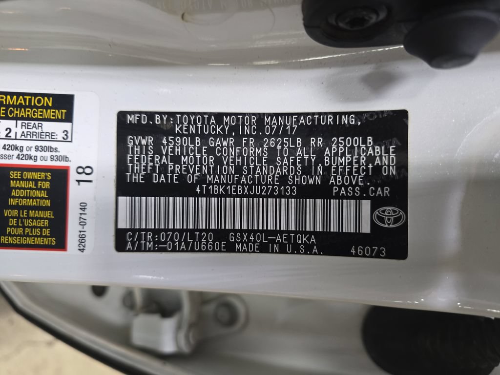 Used 2018 Toyota Avalon Touring w/ Carpet Mat Package FWD image 36