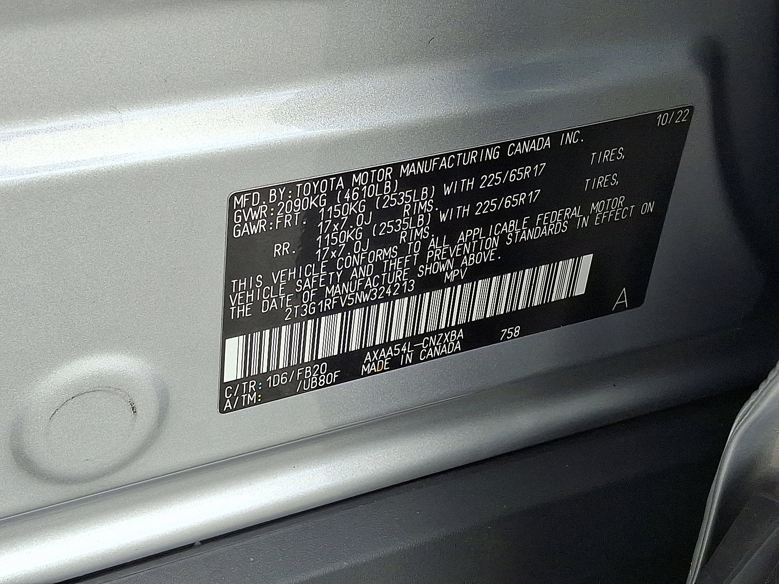 Certified 2022 Toyota RAV4 LE image 28