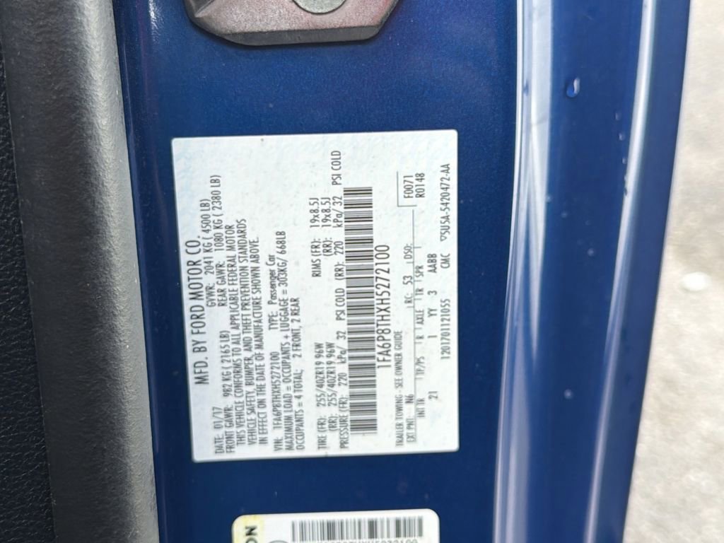 Used 2017 Ford Mustang EcoBoost w/ Wheel & Stripe Package image 34