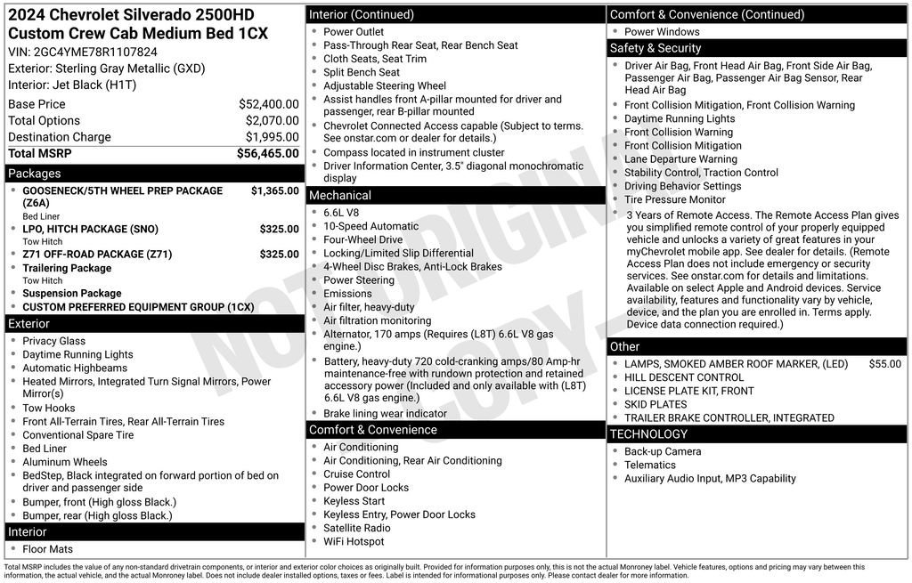 Certified 2024 Chevrolet Silverado 2500 Custom image 11