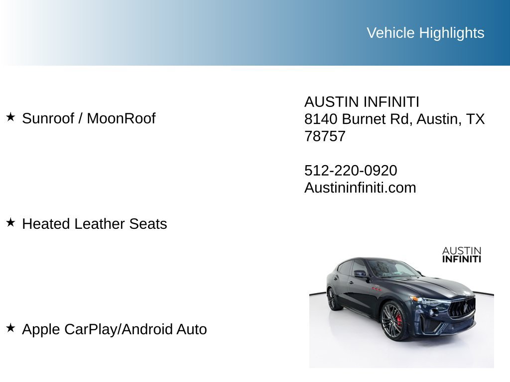 Used 2022 Maserati Levante Trofeo AWD/4WD image 9