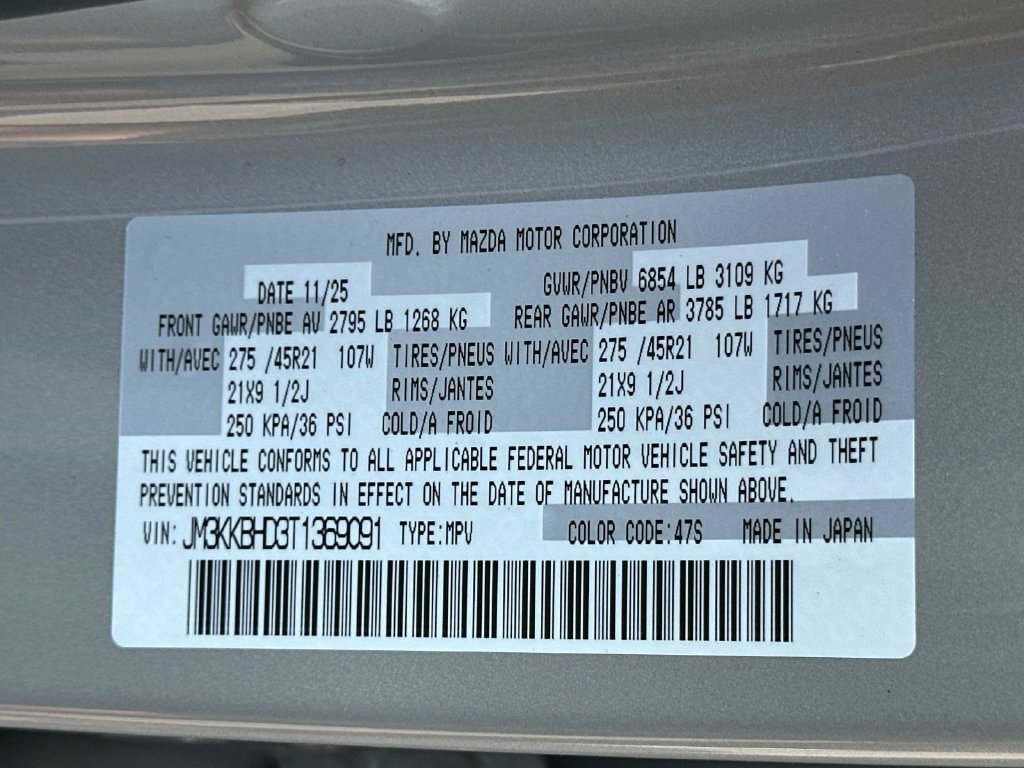 New 2026 MAZDA CX-90 3.3 Turbo w/ Preferred Package AWD/4WD image 31