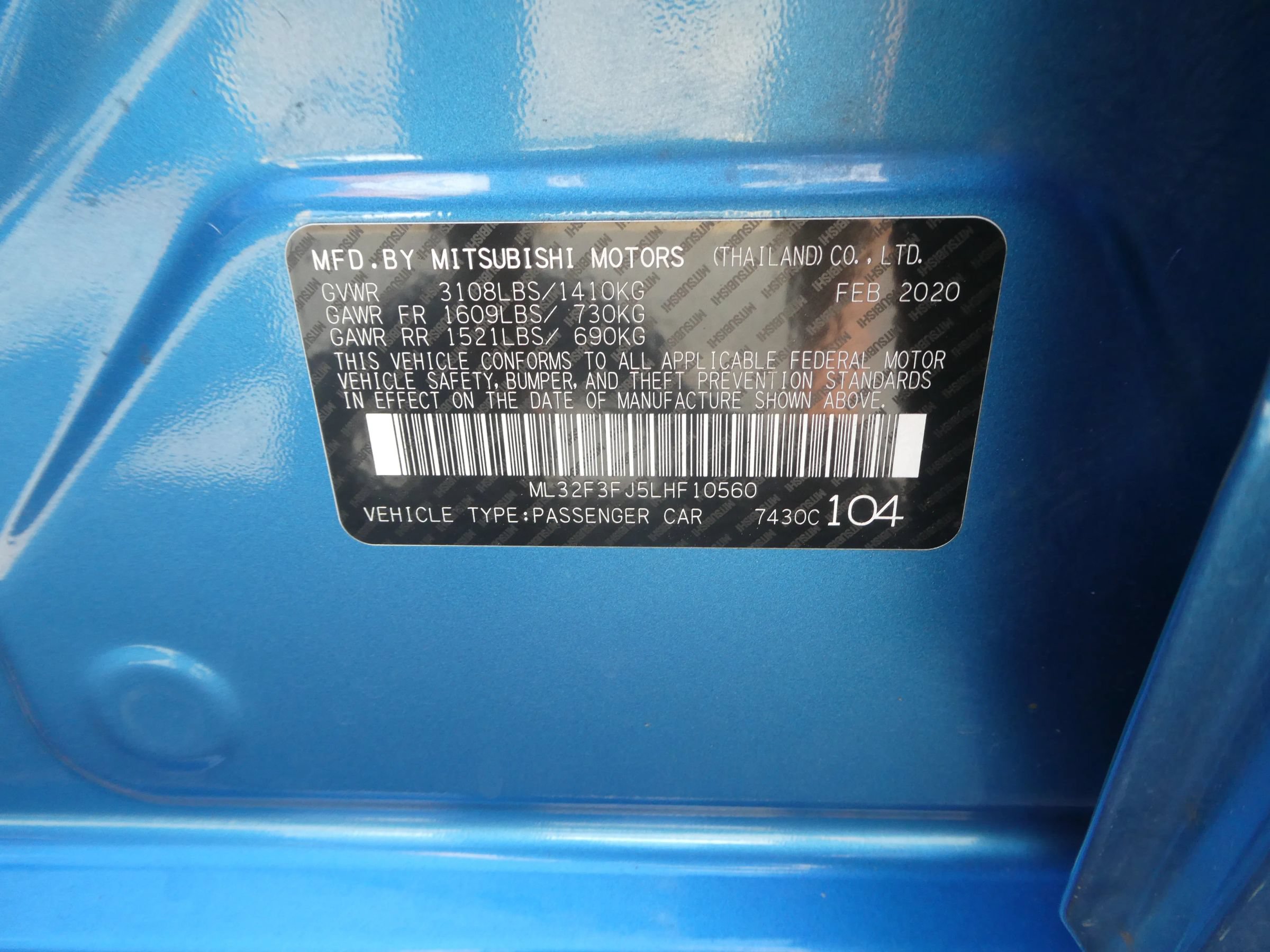 Used 2020 Mitsubishi Mirage G4 ES FWD image 10