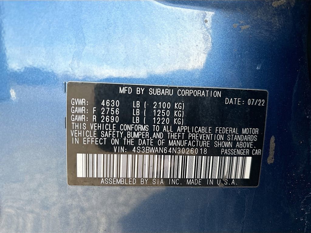 Used 2022 Subaru Legacy Limited image 33