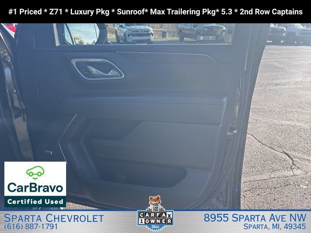 Certified 2024 Chevrolet Tahoe Z71 w/ Luxury Package AWD/4WD image 21