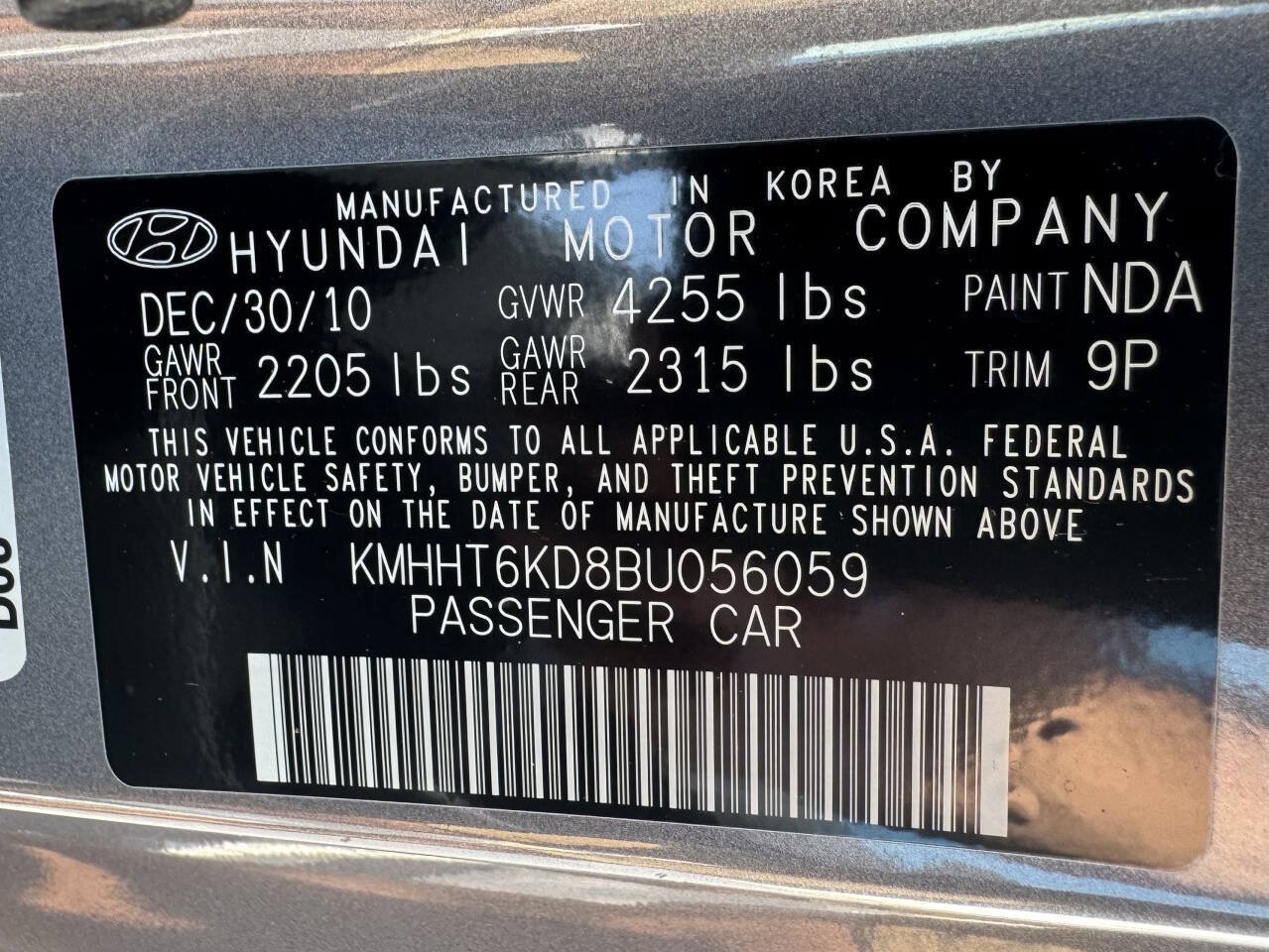 Used 2011 Hyundai Genesis 2.0T RWD image 20