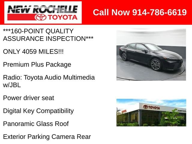 Certified 2025 Toyota Camry XLE w/ Premium Plus Package image 5