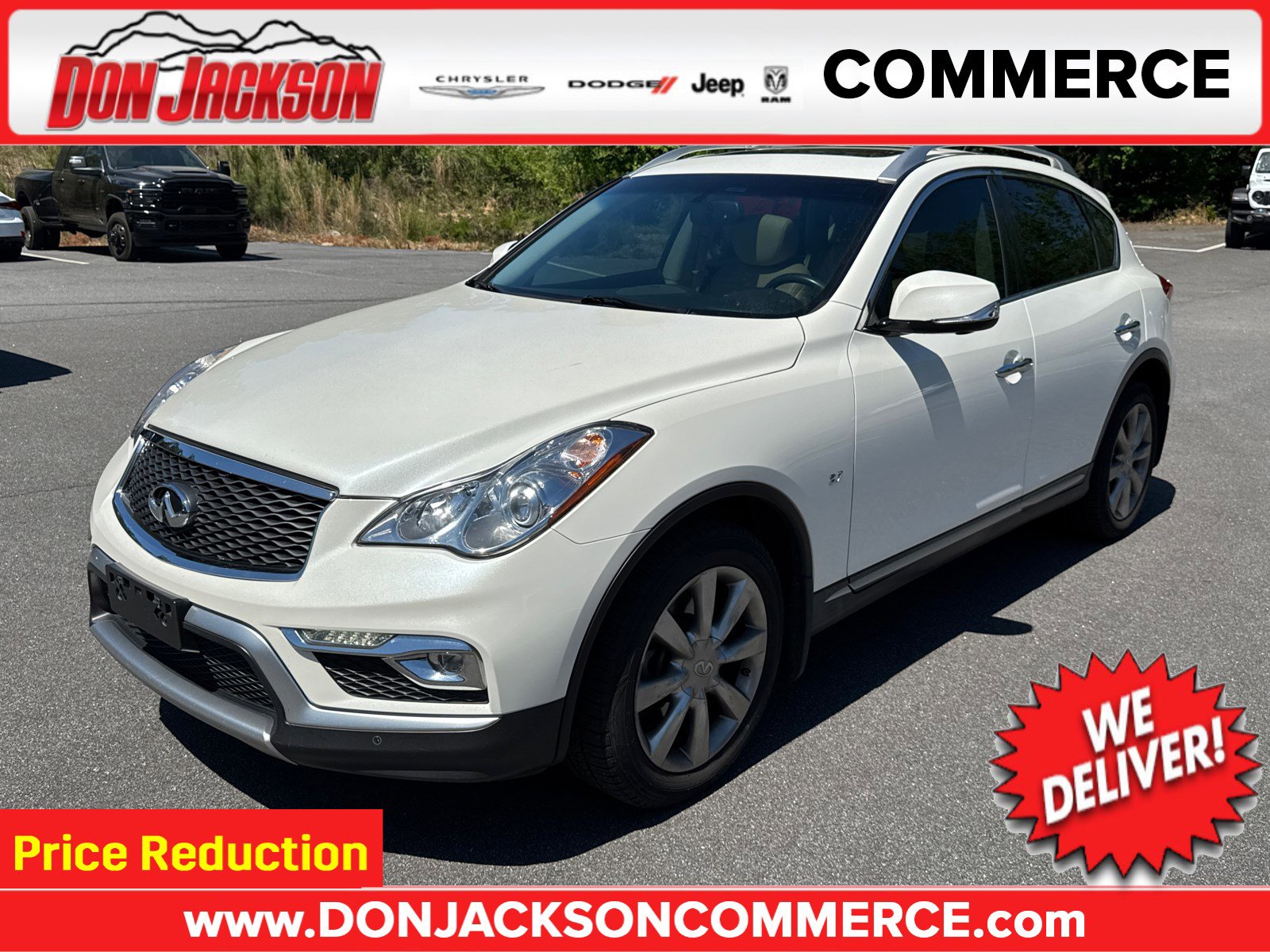 Used 2016 INFINITI QX50 2WD w/ Premium Plus Package