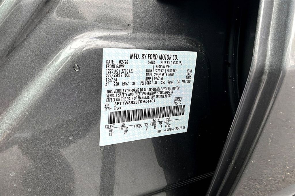 New 2026 Ford Maverick Lariat w/ Black Appearance Package image 8