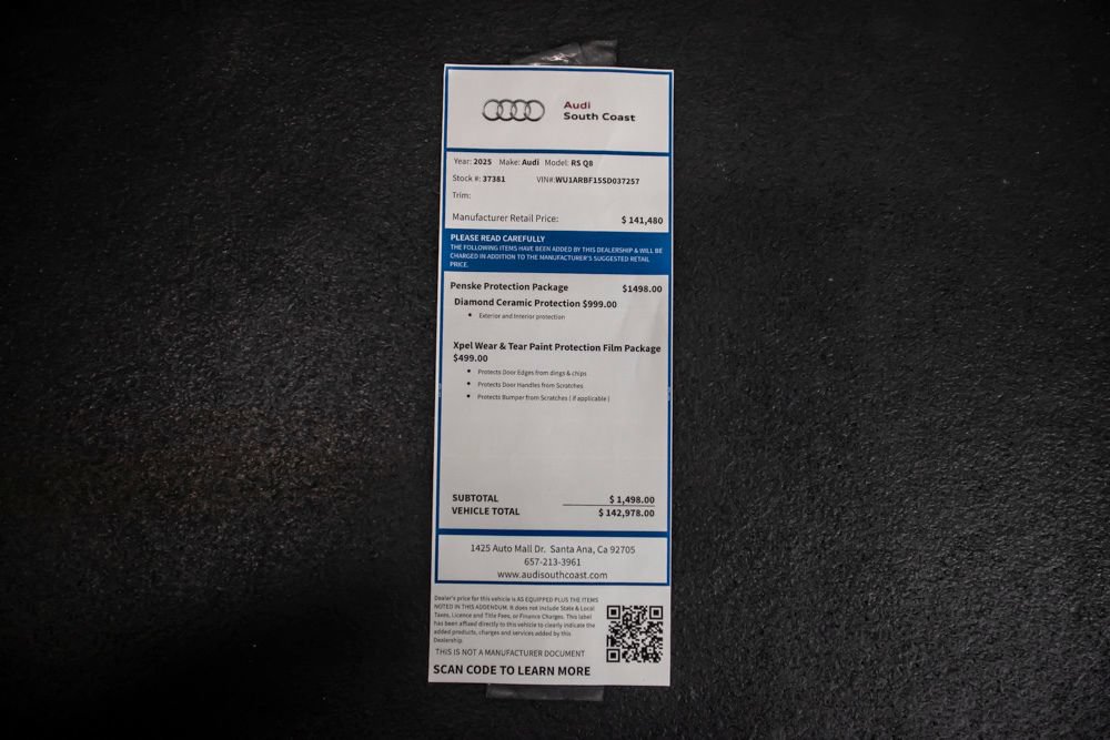 Used 2025 Audi RS Q8 performance AWD/4WD image 40