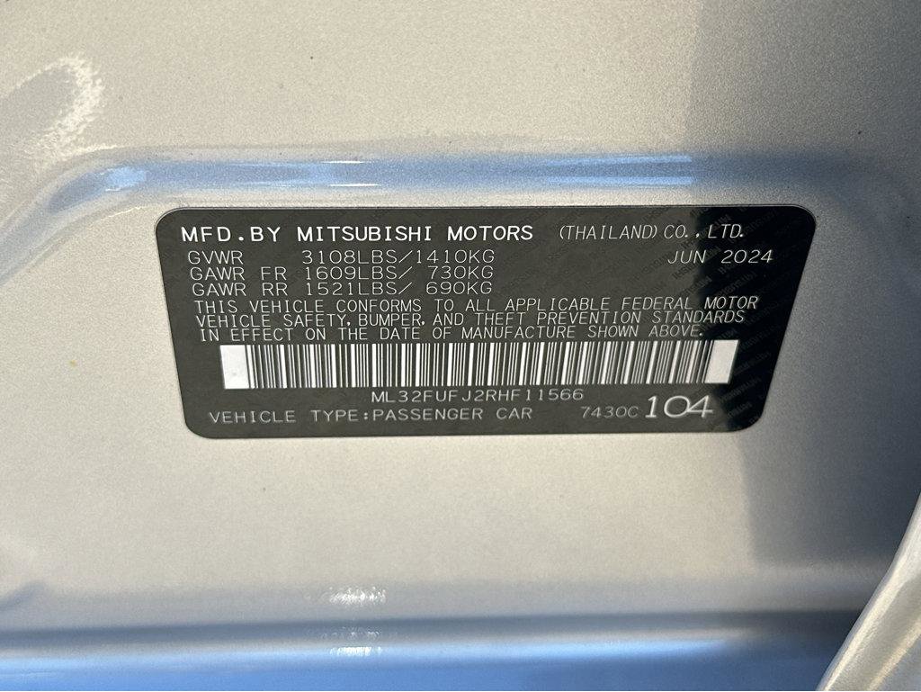 Used 2024 Mitsubishi Mirage G4 Black Edition image 40