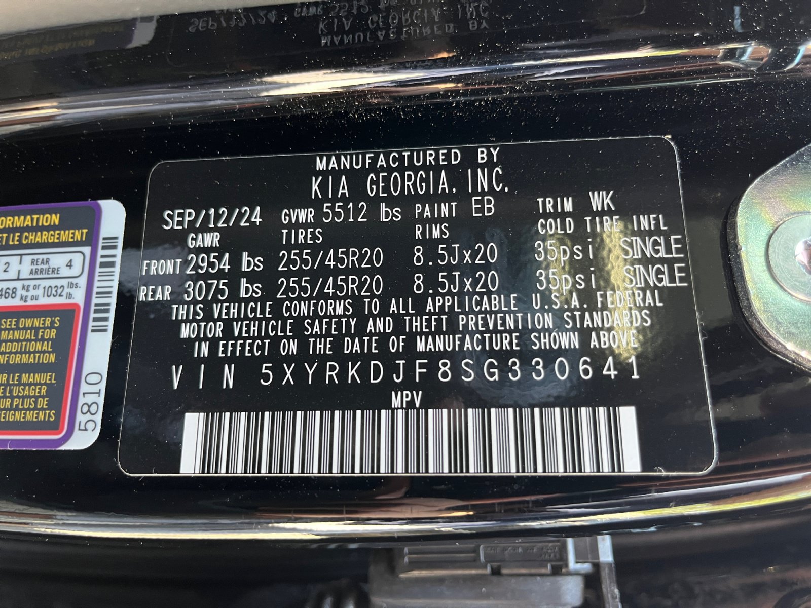 Used 2025 Kia Sorento SX Prestige AWD/4WD image 34