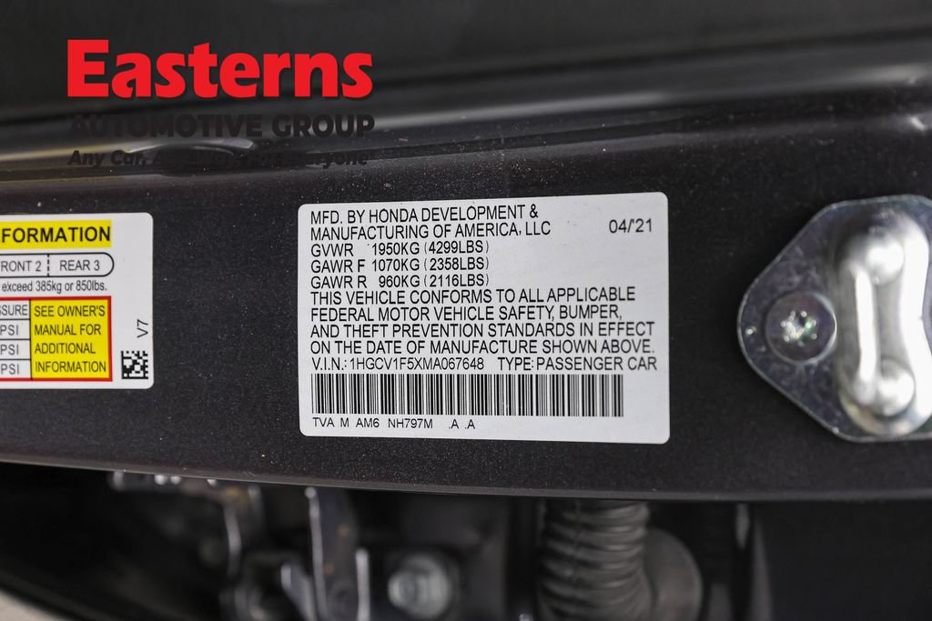 Used 2021 Honda Accord EX-L image 36
