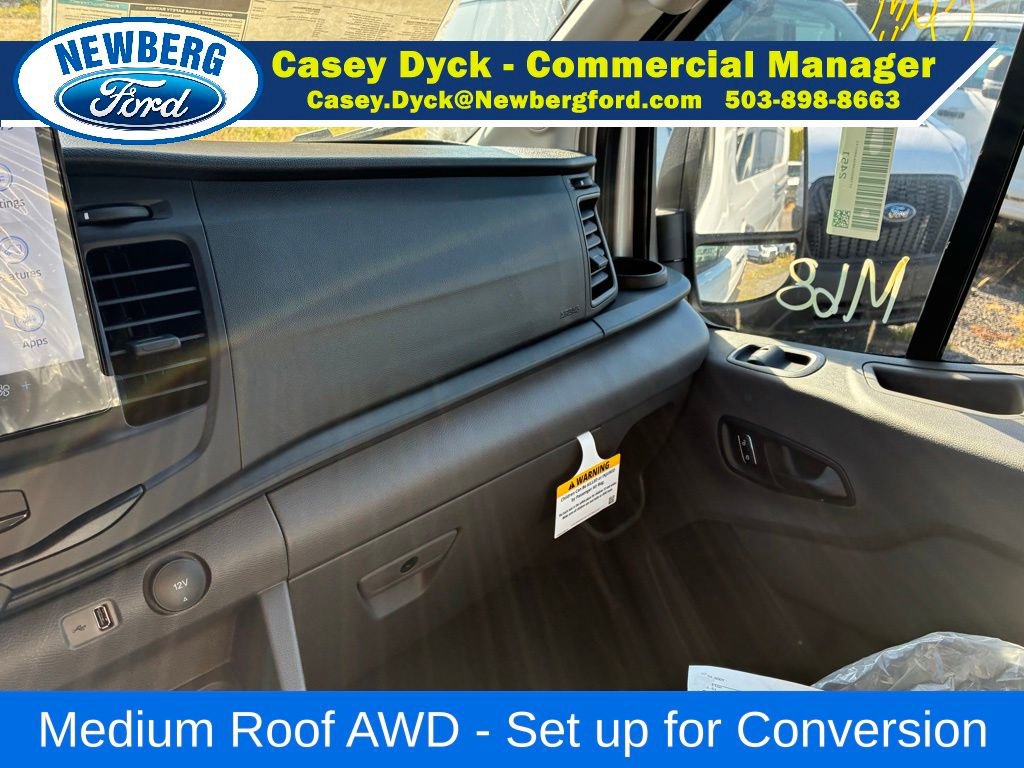 New 2025 Ford Transit 350 148 Medium Roof AWD w/ Upfitter Package image 16