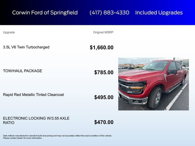 Used 2024 Ford F150 XLT w/ Tow/Haul Package AWD/4WD image 6