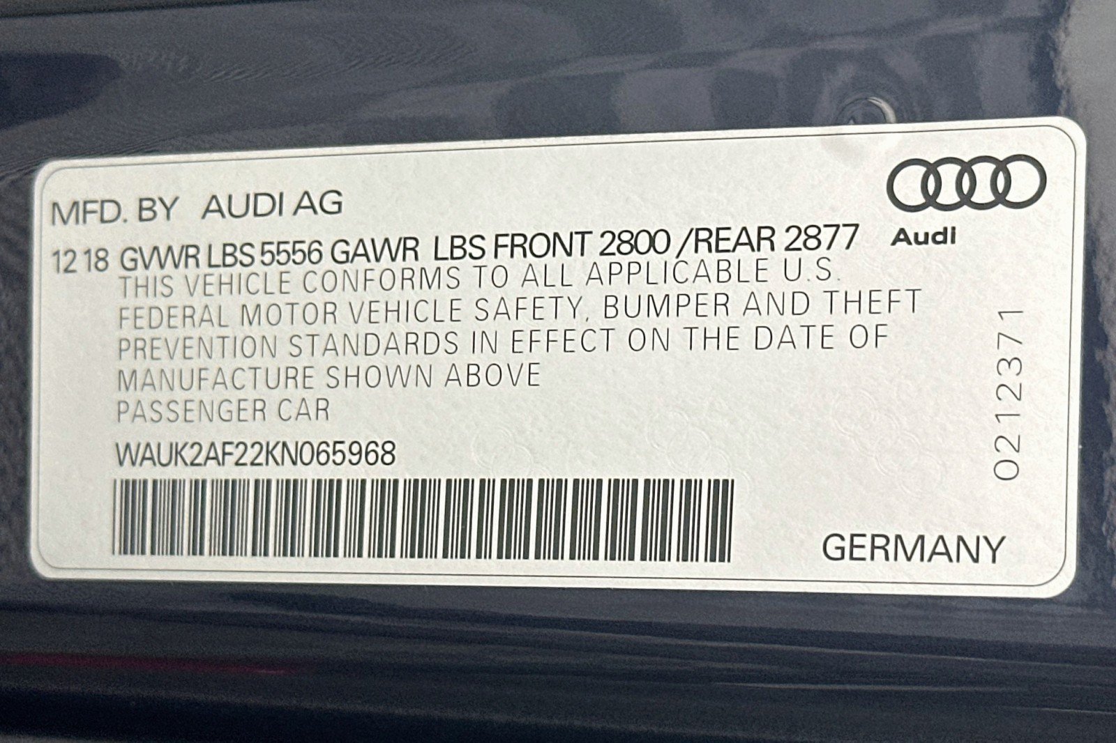 Used 2019 Audi A6 3.0T Premium w/ Convenience Package AWD/4WD image 23