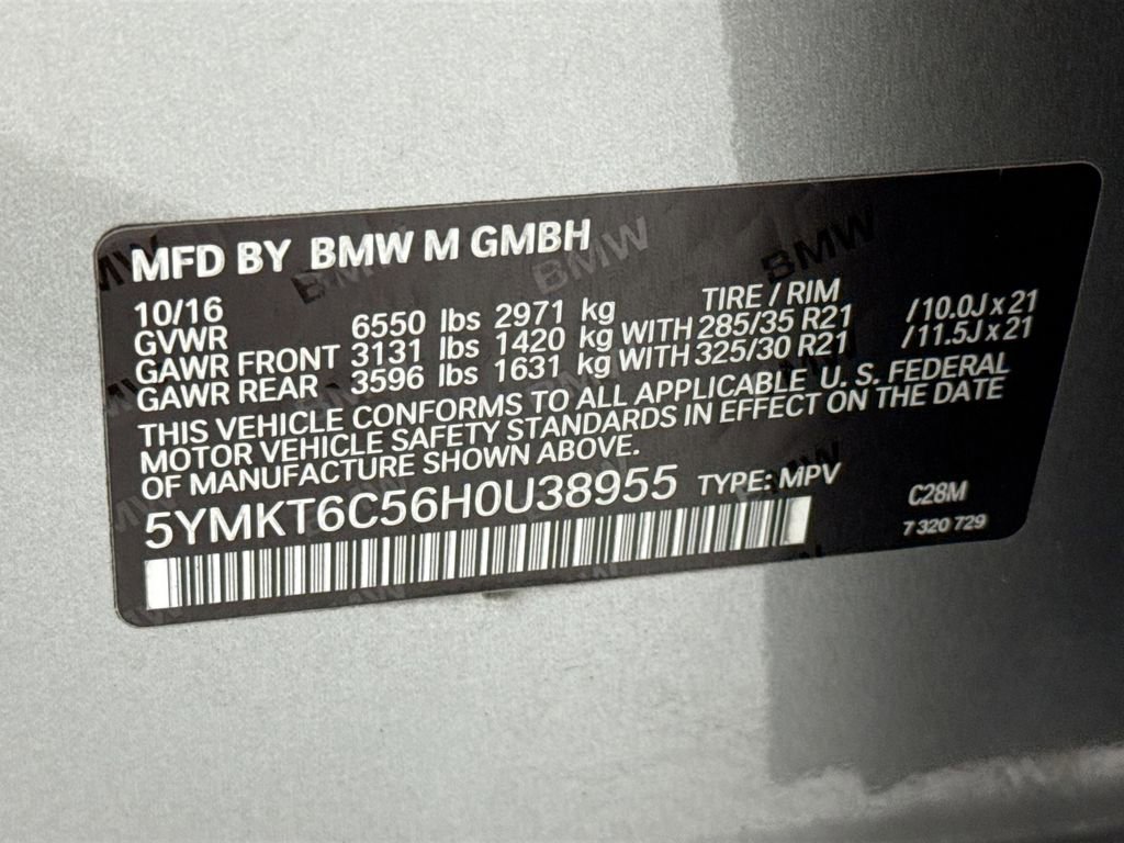 Used 2017 BMW X5 M image 34