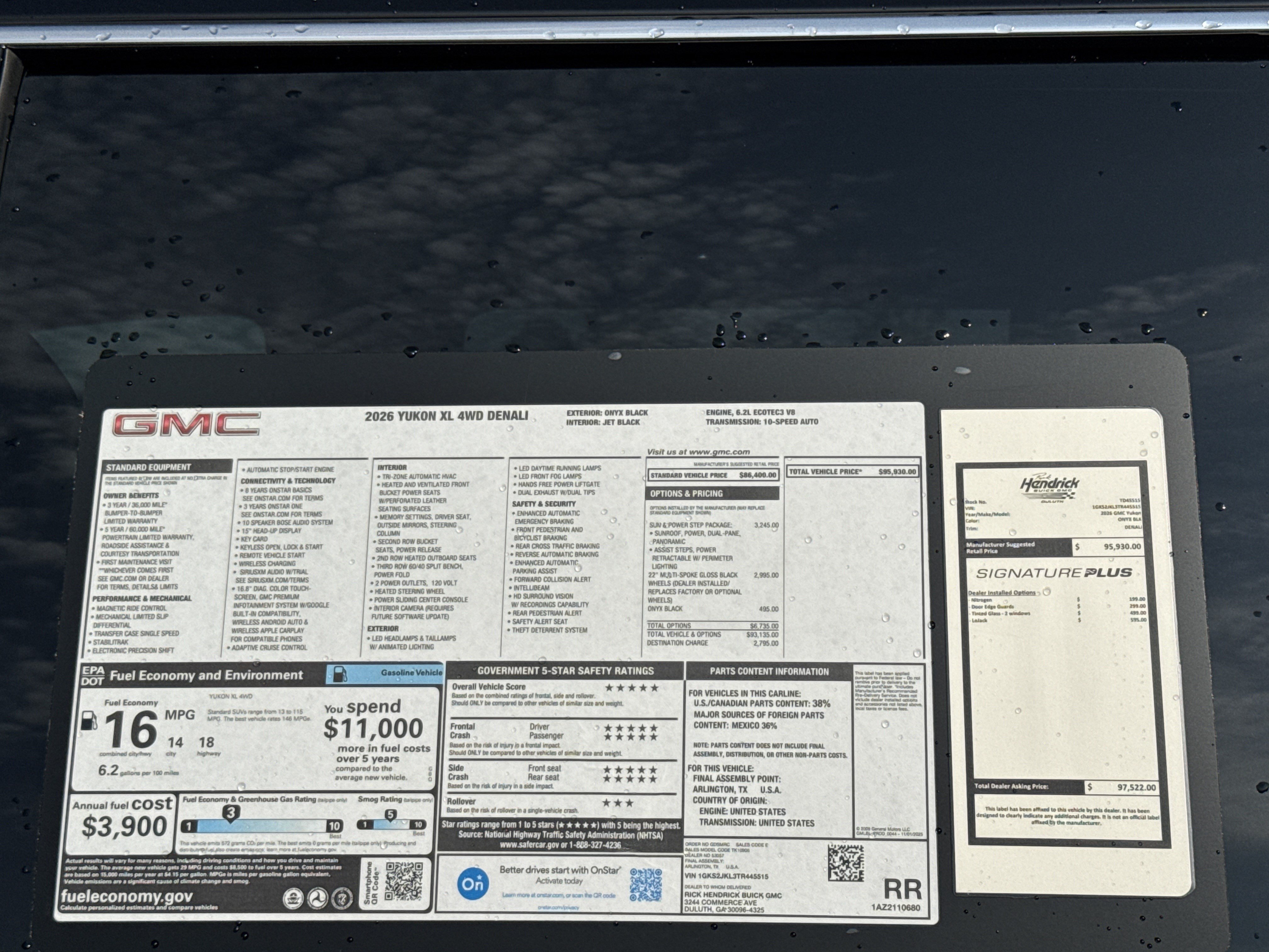 New 2026 GMC Yukon XL Denali w/ Sun & Power Step Package AWD/4WD image 41