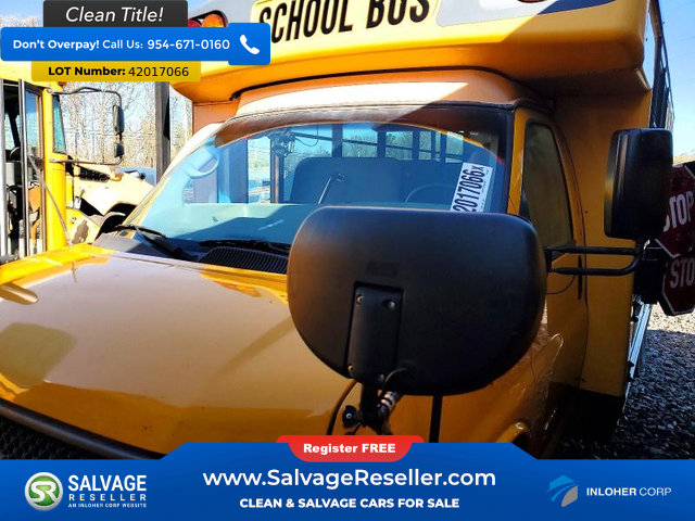 Used 2015 Chevrolet Express 4500 w/ School Bus Package RWD image 3