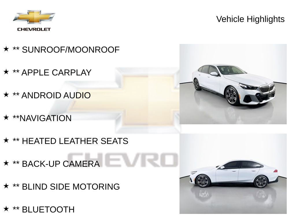 Used 2024 BMW 540i xDrive w/ Premium Package AWD/4WD image 35