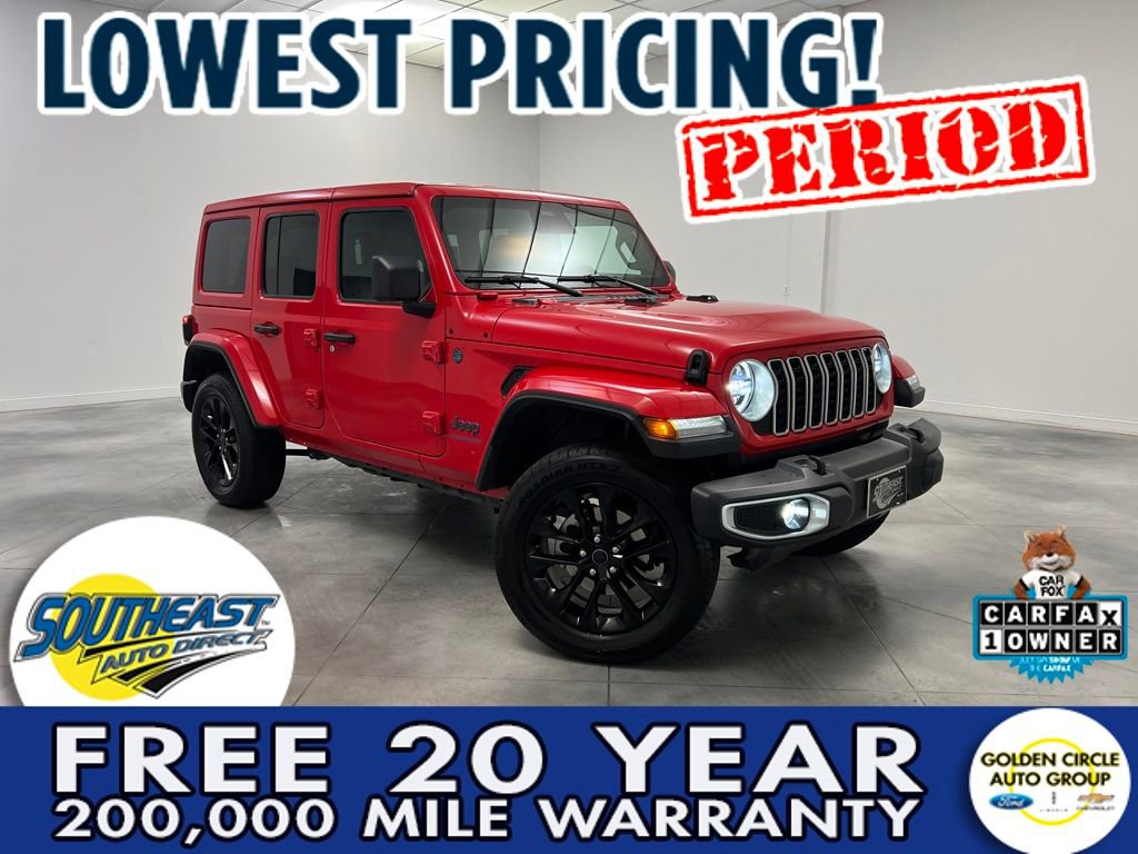 Used 2025 Jeep Wrangler Sahara 4xe image 1