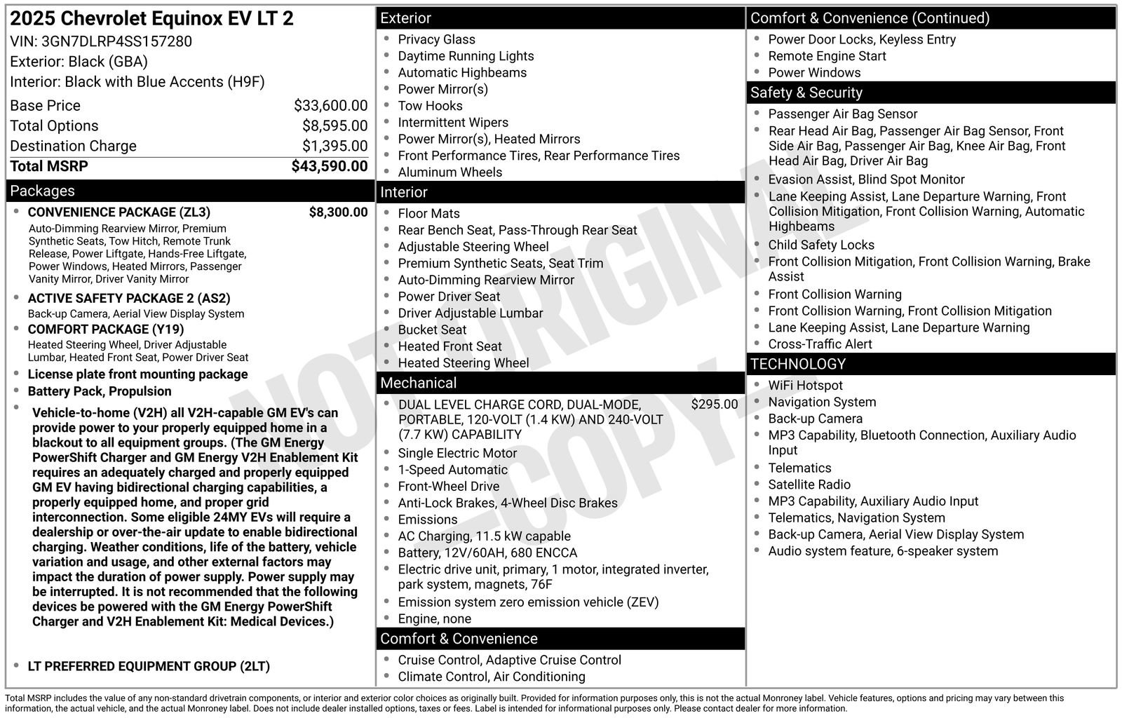 Used 2025 Chevrolet Equinox EV LT w/ Convenience Package FWD image 34
