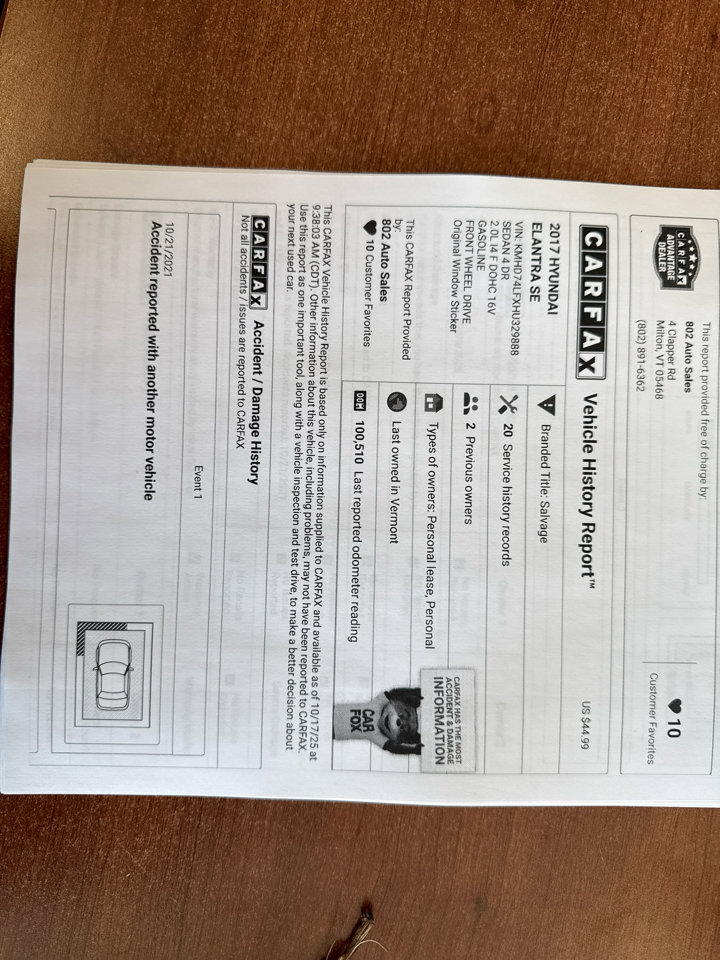 Used 2017 Hyundai Elantra SE image 16