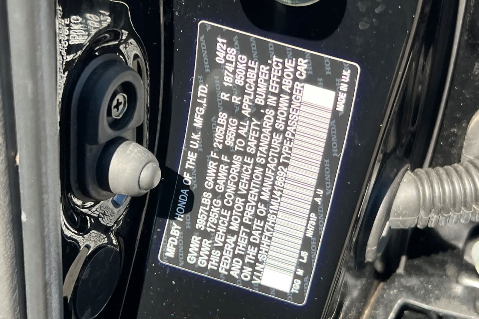 Used 2021 Honda Civic EX image 32
