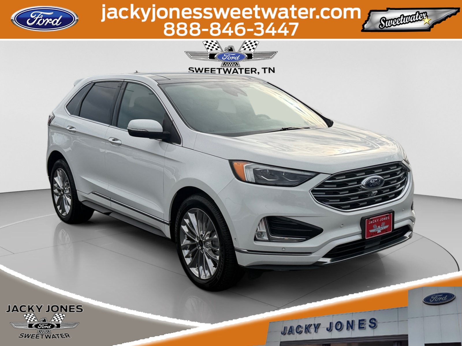 Certified 2021 Ford Edge Titanium w/ Equipment Group 301A AWD/4WD image 7