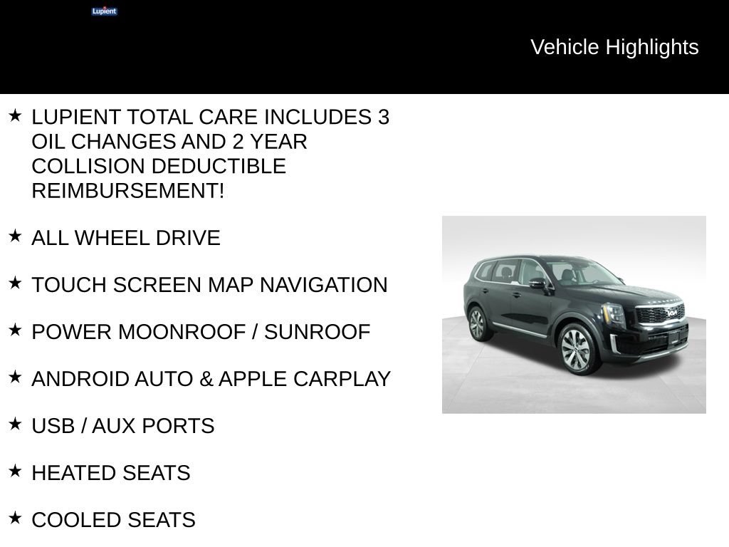 Used 2022 Kia Telluride EX w/ EX Premium Package AWD/4WD image 7